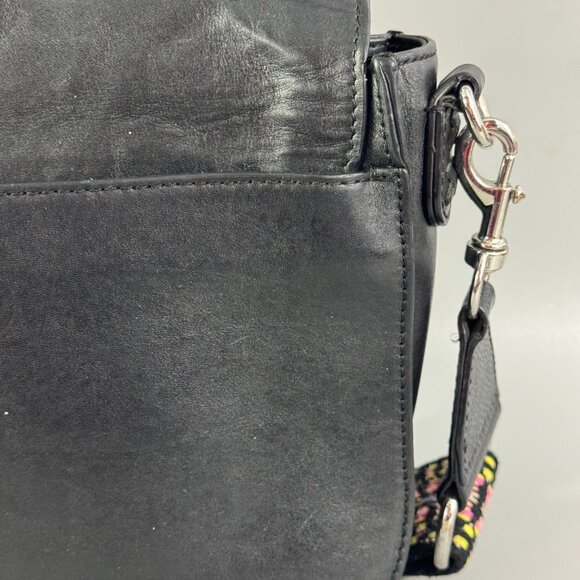 Rebecca Minkoff Black Leather Crossbody Bag - Picture 7 of 15